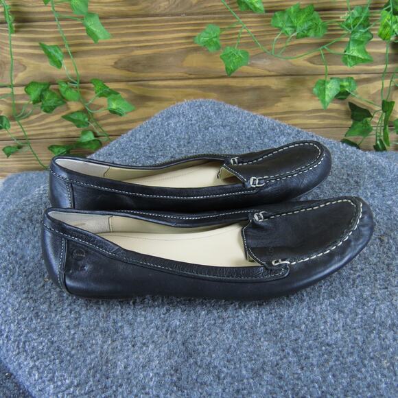 Calvin Klein Women's Maxine Loafer Black Leather Sz 8 Medium Used 2025 - Picture 3 of 6